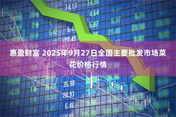 惠盈财富 2025年9月27日全国主要批发市场菜花价格行情