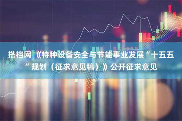 搭档网 《特种设备安全与节能事业发展“十五五”规划（征求意见稿）》公开征求意见